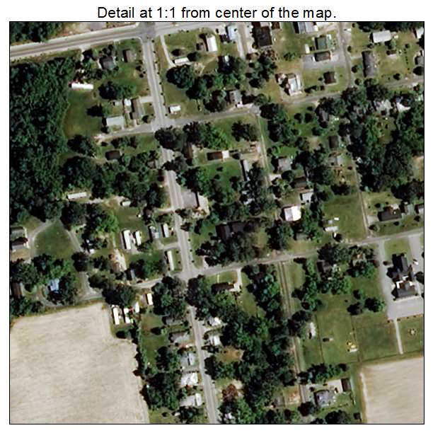 Hookerton, North Carolina aerial imagery detail