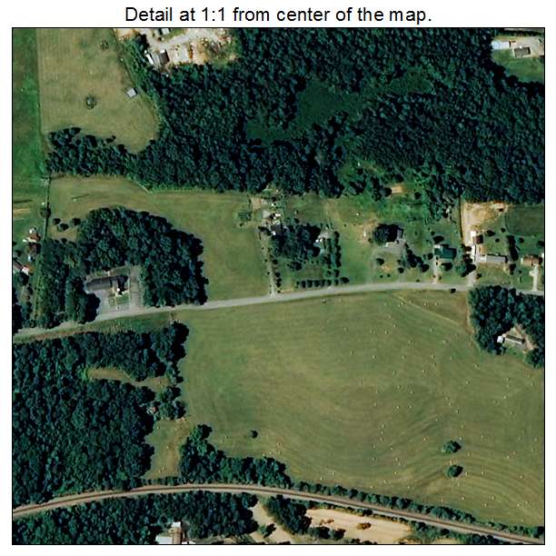 Icard, North Carolina aerial imagery detail