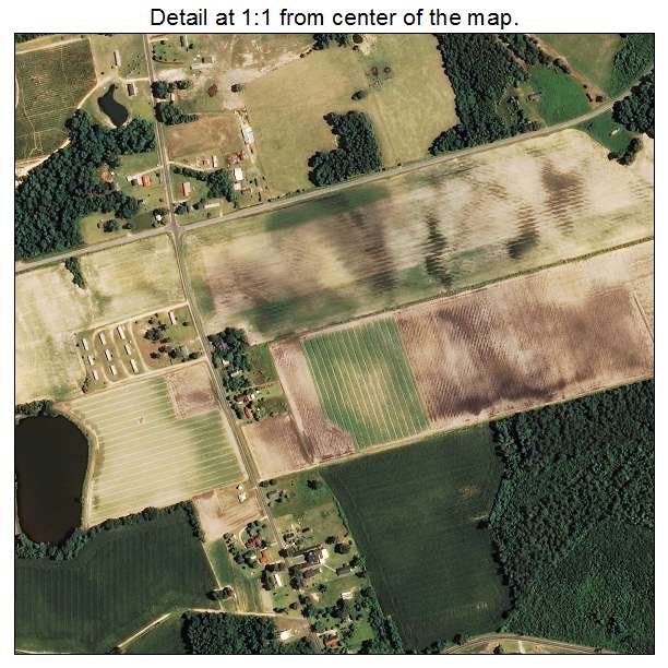 Ingold, North Carolina aerial imagery detail