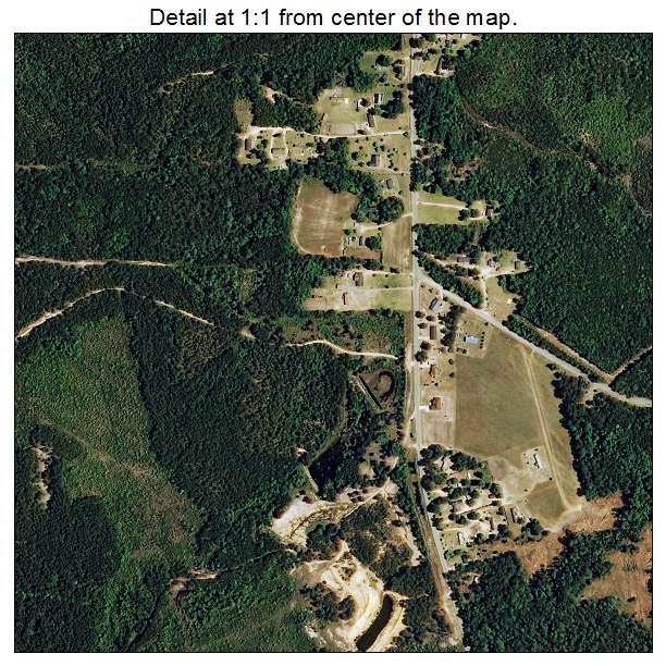 Ivanhoe, North Carolina aerial imagery detail