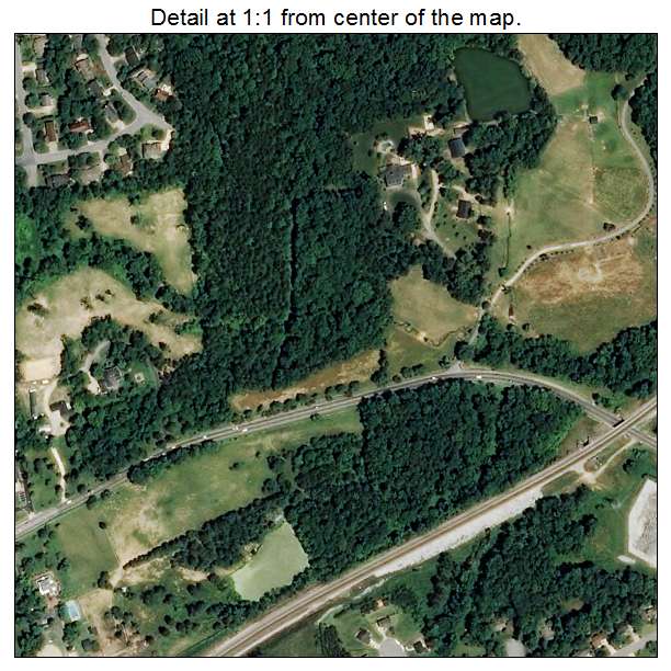 Jamestown, North Carolina aerial imagery detail