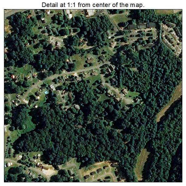 Jonesville, North Carolina aerial imagery detail