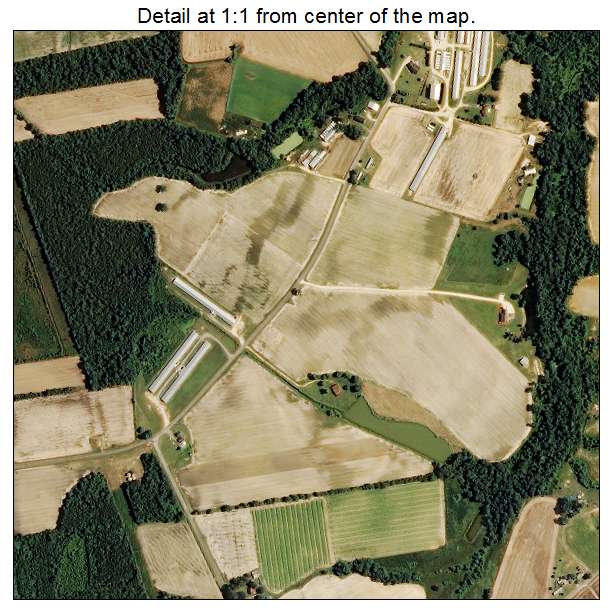 Keener, North Carolina aerial imagery detail