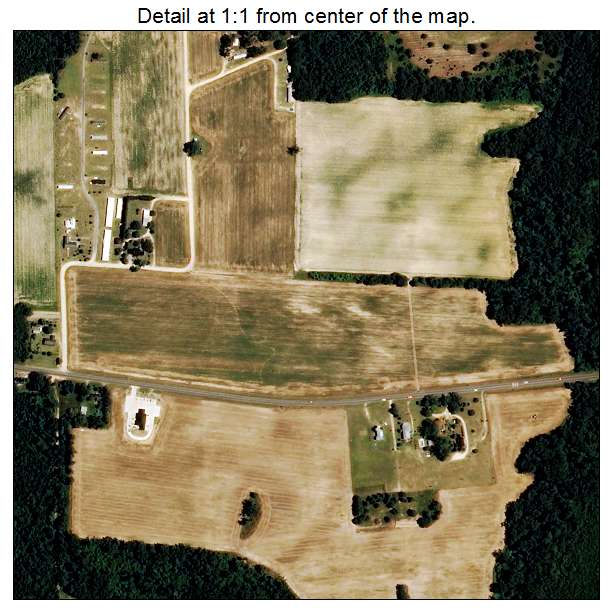 Kenansville, North Carolina aerial imagery detail