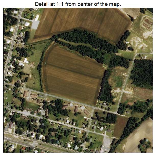 La Grange, North Carolina aerial imagery detail