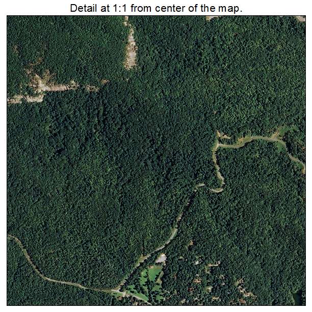 Lake Lure, North Carolina aerial imagery detail