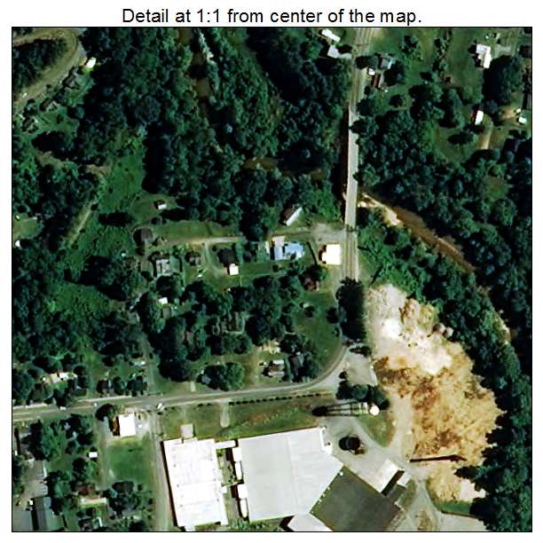 Lawndale, North Carolina aerial imagery detail