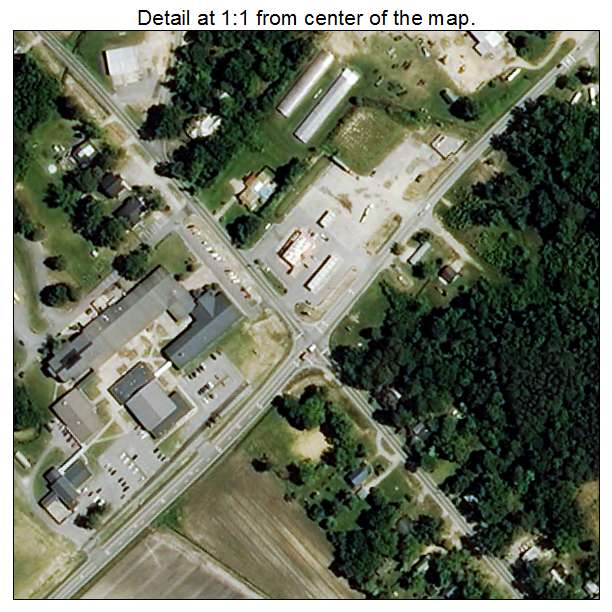 Leggett, North Carolina aerial imagery detail