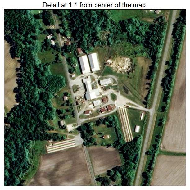 Lewiston Woodville, North Carolina aerial imagery detail