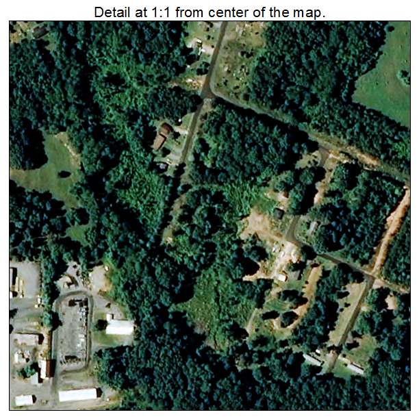 Light Oak, North Carolina aerial imagery detail
