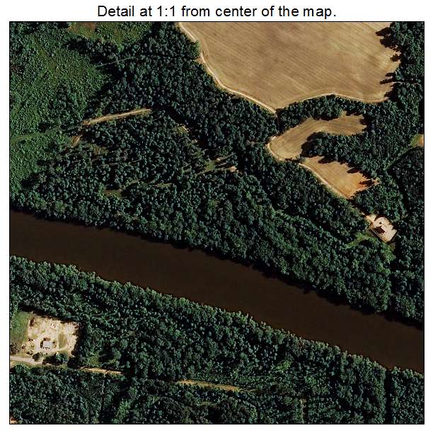 Lillington, North Carolina aerial imagery detail