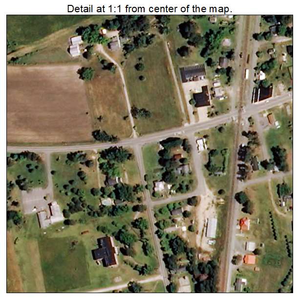 Linden, North Carolina aerial imagery detail
