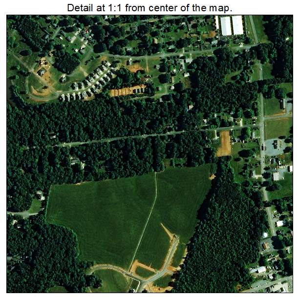 Locust, North Carolina aerial imagery detail