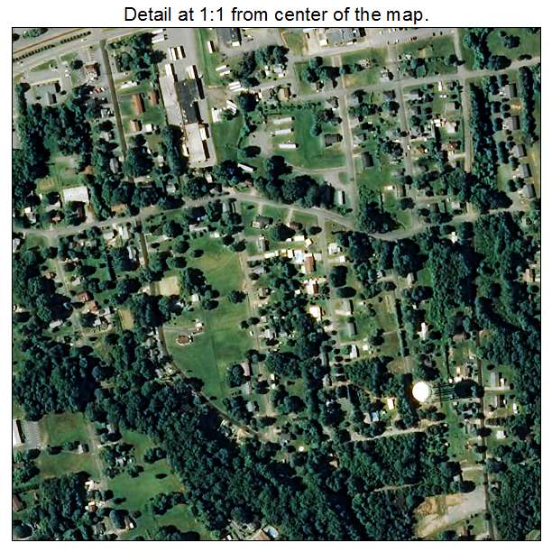 Long View, North Carolina aerial imagery detail
