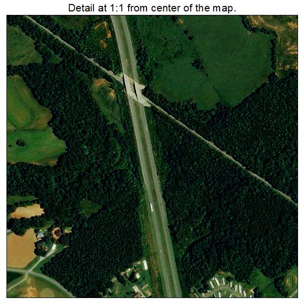 Lowesville, North Carolina aerial imagery detail