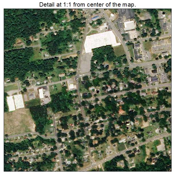 Madison, North Carolina aerial imagery detail