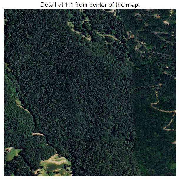 Maggie Valley, North Carolina aerial imagery detail