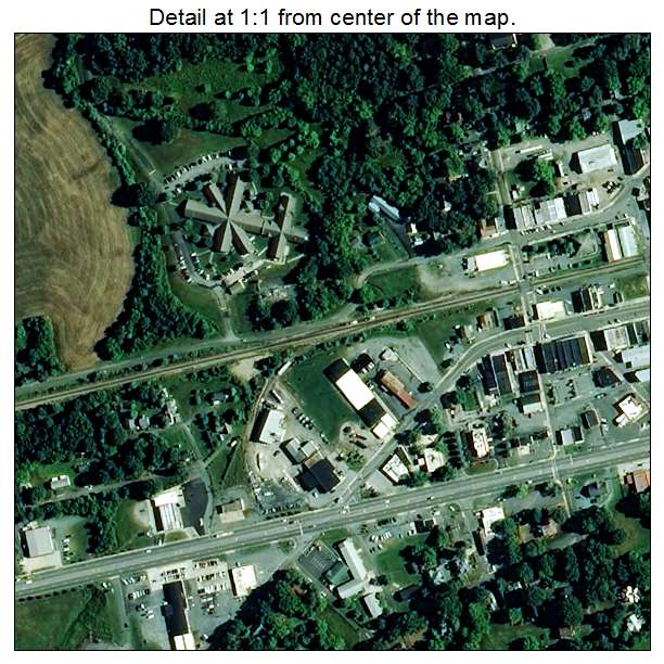 Marshville, North Carolina aerial imagery detail