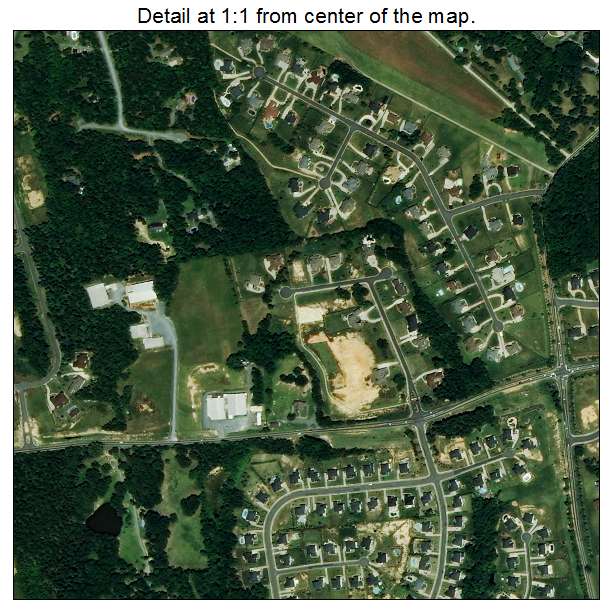 Marvin, North Carolina aerial imagery detail