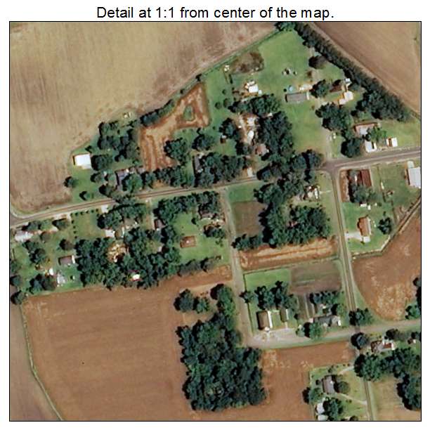 McDonald, North Carolina aerial imagery detail