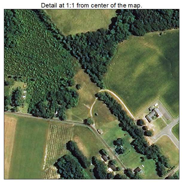 McFarlan, North Carolina aerial imagery detail
