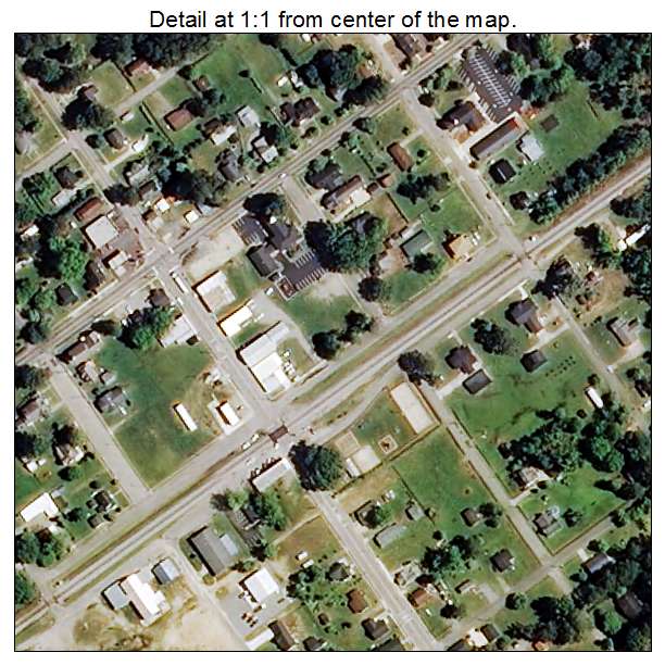Micro, North Carolina aerial imagery detail