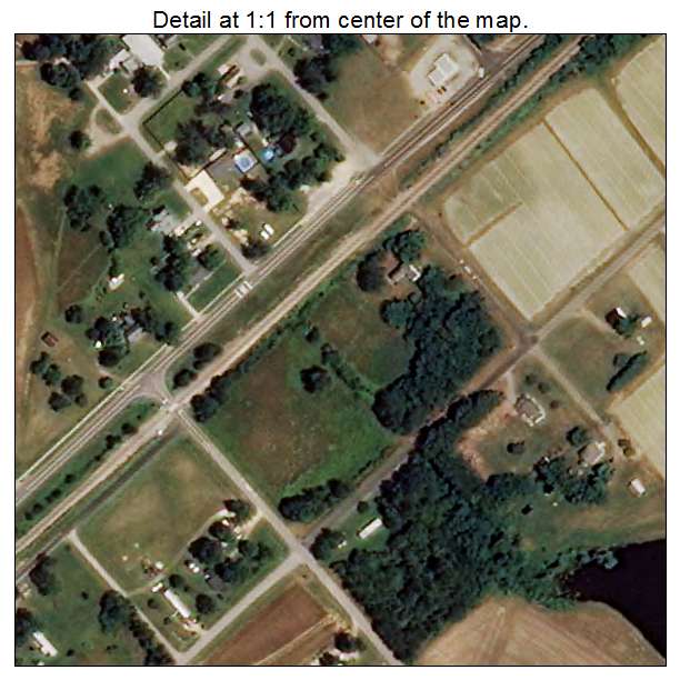 Middleburg, North Carolina aerial imagery detail