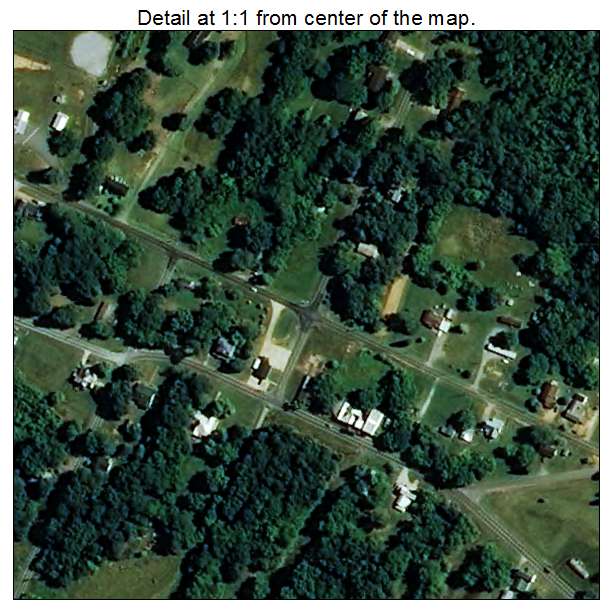 Mooresboro, North Carolina aerial imagery detail