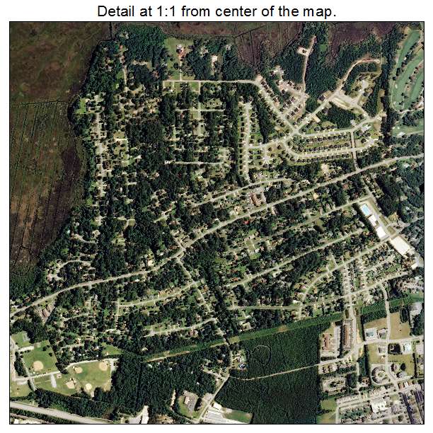 Morehead City, North Carolina aerial imagery detail
