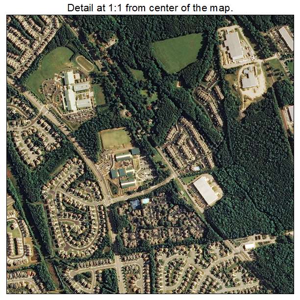 Morrisville, North Carolina aerial imagery detail