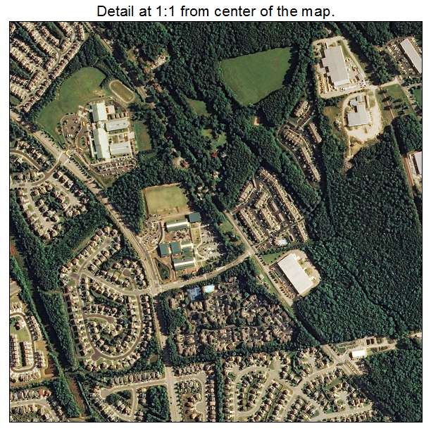 Aerial Photography Map Of Morrisville Nc North Carolina