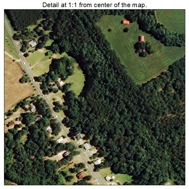 Morven, North Carolina aerial imagery detail