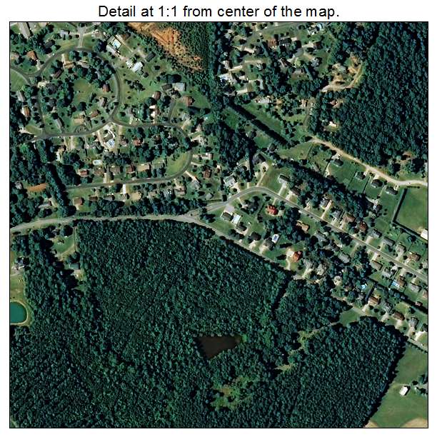 Mountain View, North Carolina aerial imagery detail
