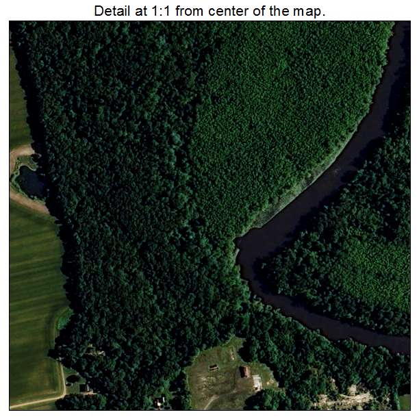 Murfreesboro, North Carolina aerial imagery detail