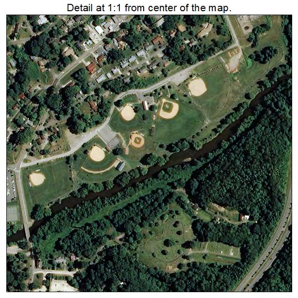 Murphy, North Carolina aerial imagery detail