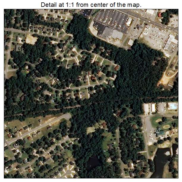 Nashville, North Carolina aerial imagery detail