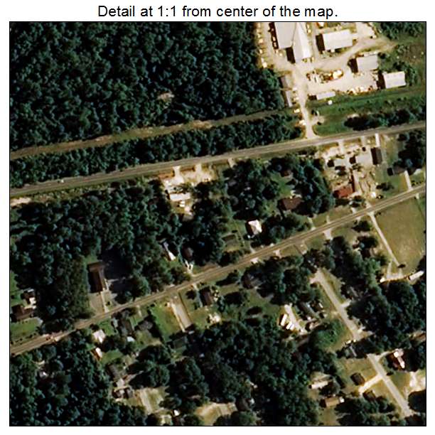 Navassa, North Carolina aerial imagery detail