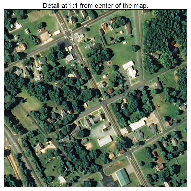 New London, North Carolina aerial imagery detail