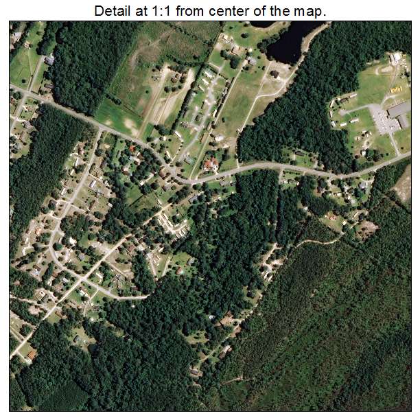 Newport, North Carolina aerial imagery detail
