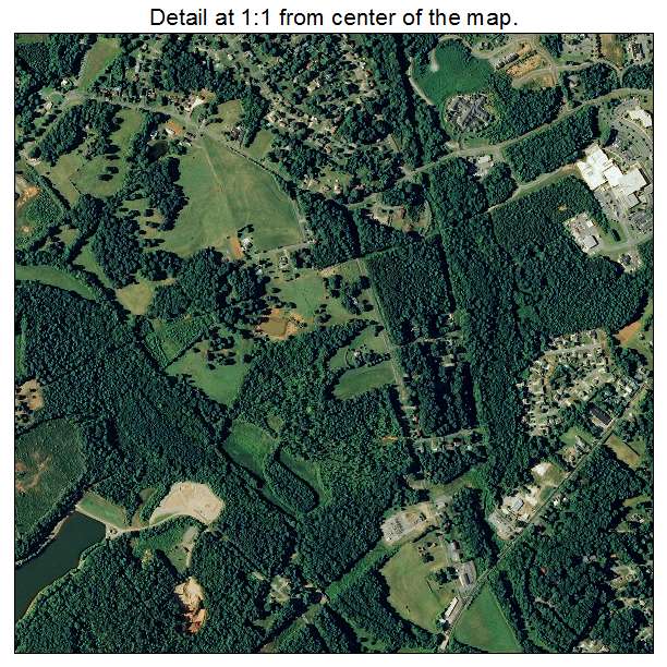 Newton, North Carolina aerial imagery detail
