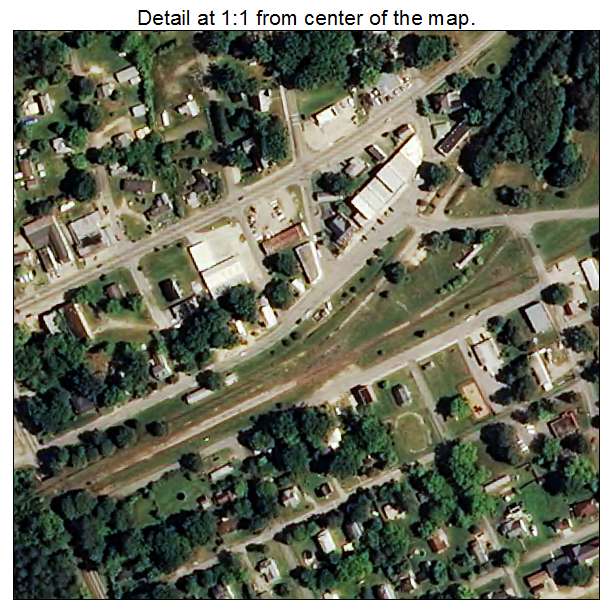 Norlina, North Carolina aerial imagery detail