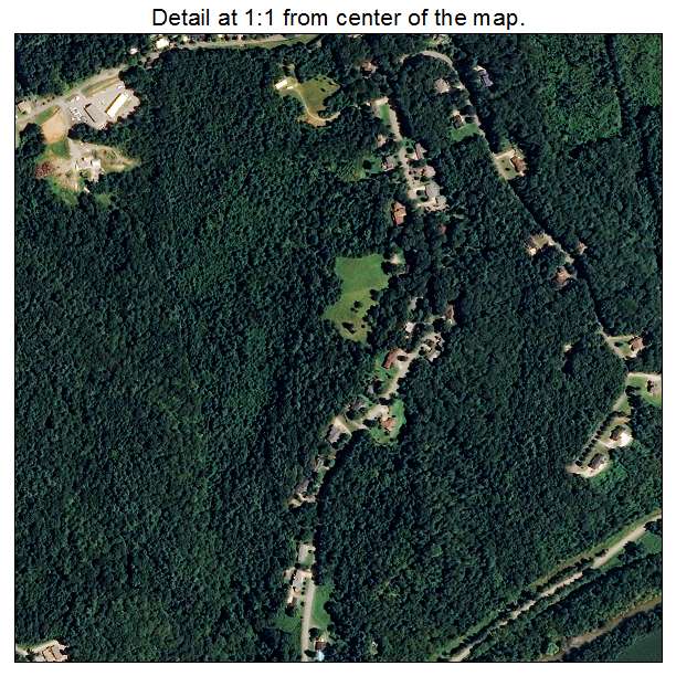 North Wilkesboro, North Carolina aerial imagery detail