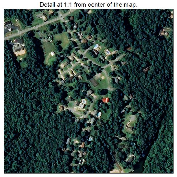 Northlakes, North Carolina aerial imagery detail