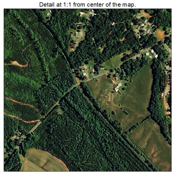Norwood, North Carolina aerial imagery detail