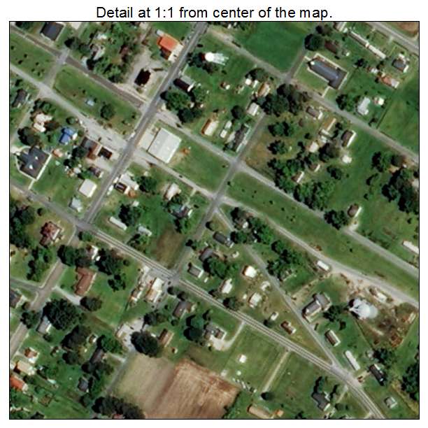 Oak City, North Carolina aerial imagery detail