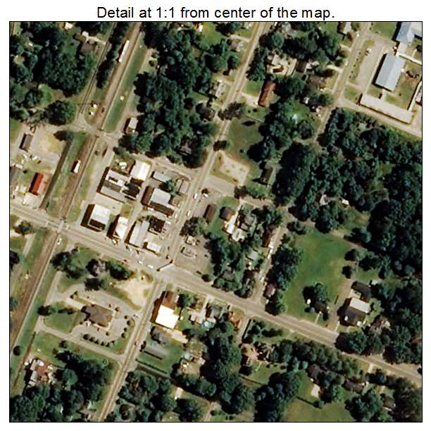 Parkton, North Carolina aerial imagery detail