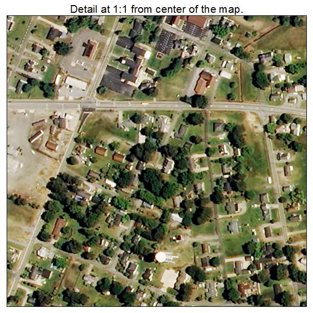 Pine Level, North Carolina aerial imagery detail