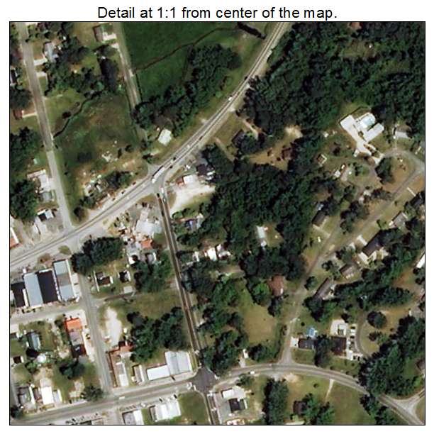 Pink Hill, North Carolina aerial imagery detail