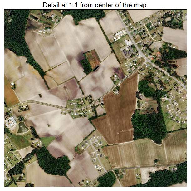 Plain View, North Carolina aerial imagery detail