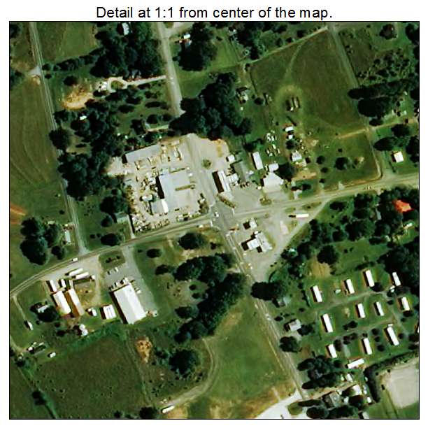 Polkville, North Carolina aerial imagery detail